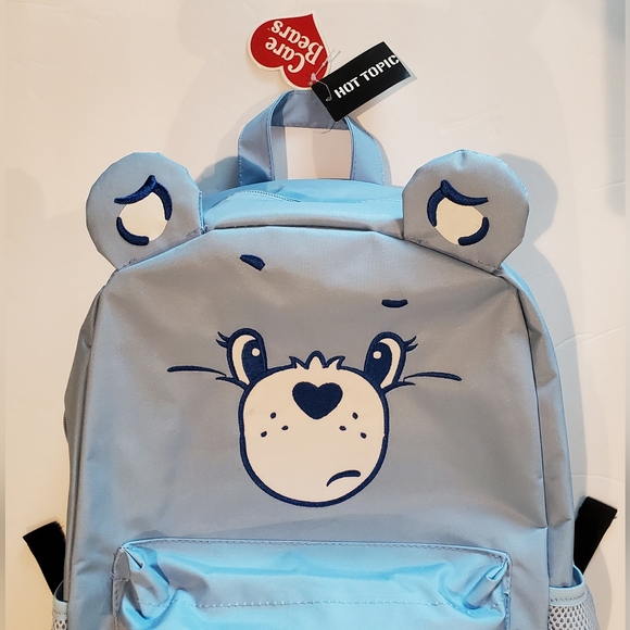 Grumpy Bear Blue,White & Blk Backpack by Mad Engine NWT Care Bear Cartoon *READ* - Picture 2 of 16